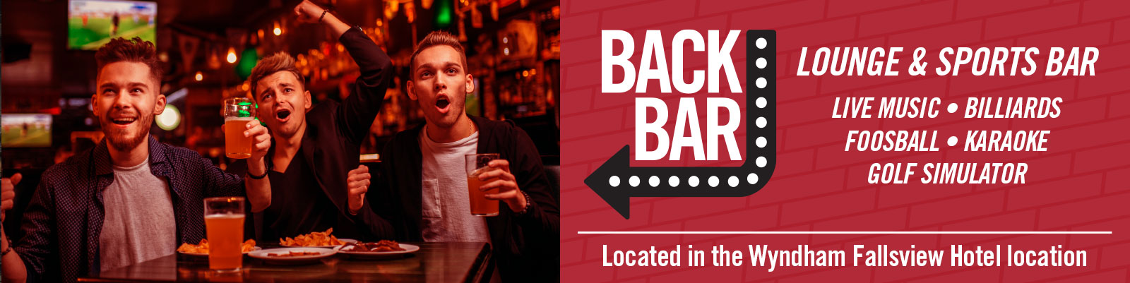 Back Bar Lounge & Sports Bar - TGI Friday's Niagara Falls Back Bar Lounge & Sports Bar - TGI Friday's Niagara Falls